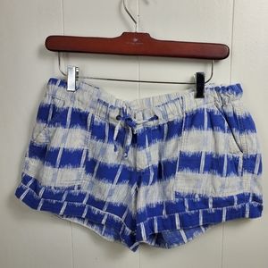 Mossimo striped cotton shorts with pockets size 7
